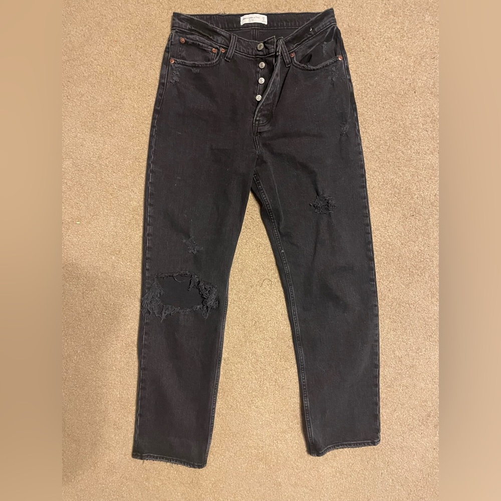 Abercrombie and Fitch the Dad High Rise Jeans